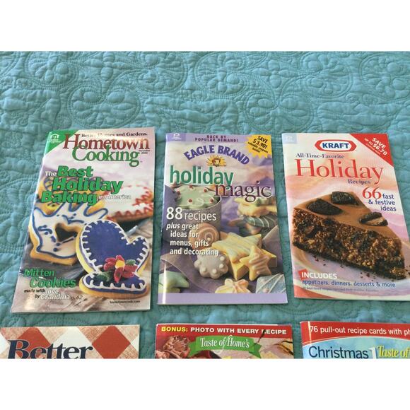 Vintage Soft Cover Cookbooks Destash lot of 9 Holiday Desserts - Picture 3 of 5